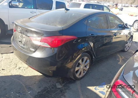 2013 Hyundai Elantra Limited из США, поврежденный, VIN 5NPDH4AE5DH410295